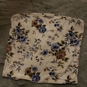 AE flower tube top